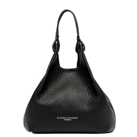 Borsa a MANO con tracolla in pelle nera