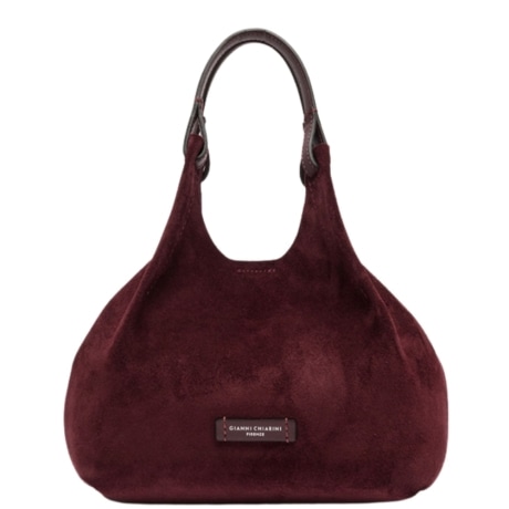 Borsa a SPALLA in CAMOSCIO BORDEAUX