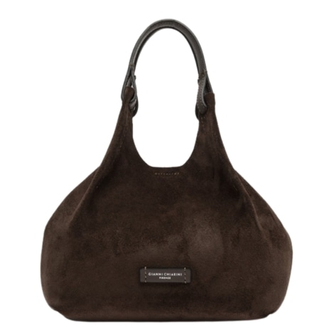 Borsa a SPALLA in CAMOSCIO MARRONE