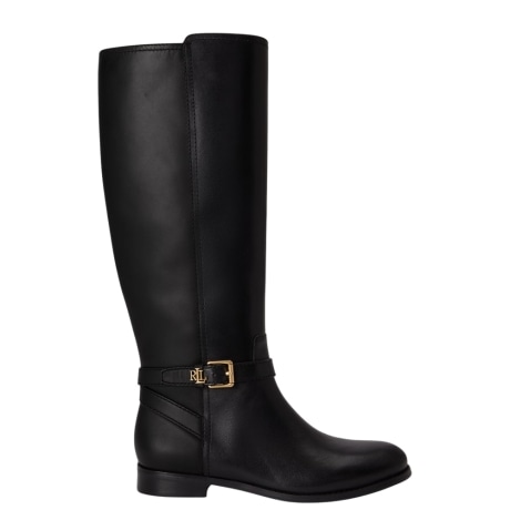 Stivali alti Brooke II in vitello NERO