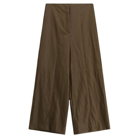 Pantaloni palazzo a vita alta con gamba ampia OLIO