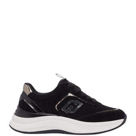 Sneakers STARDUST 01 in suede BLACK