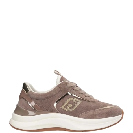 Sneakers STARDUST 01 in suede HAVANA