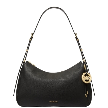 Borsa a spalla Nolita media in pelle martellata NERA