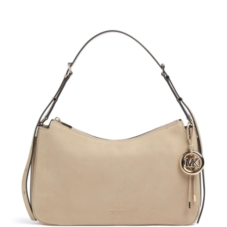 Borsa a spalla convertibile Nolita media in nabuk KHAKI