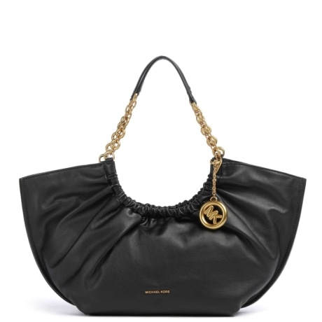Borsa tote da donna in pelle Indie NERA
