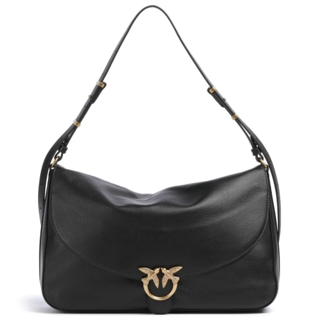 Borsa hobo LOVE SATCHEL BIG in pelle nera