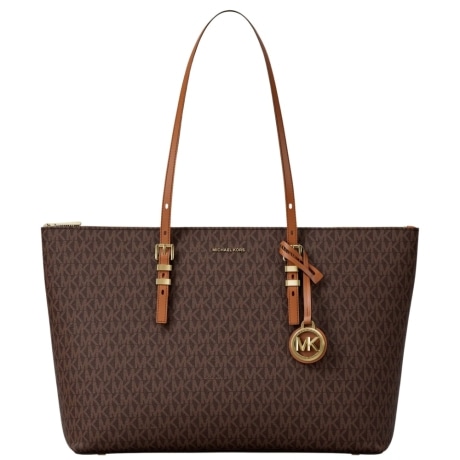 Borsa tote Quinn grande con logo BROWN ACORN