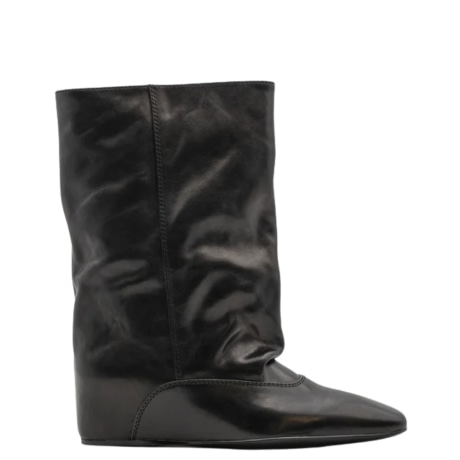 STIVALETTO IN PELLE Vivian SLIP-ON NERO