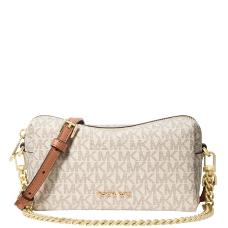 Borsa a tracolla Bryant piccola con stampa logo VANILLA ACORN