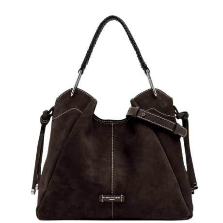 Borsa Shoulder Bag Era in Camoscio Marrone