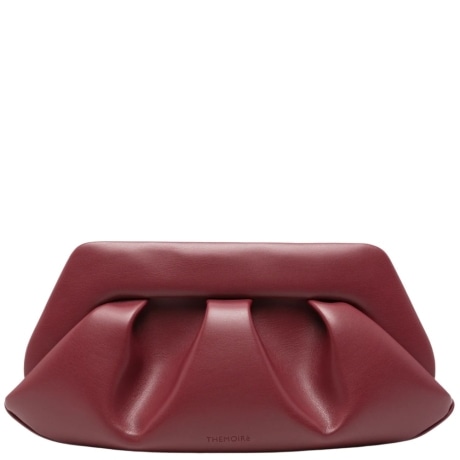Borsa a mano Bios BAGUETTE VEGAN con ruches borgogna