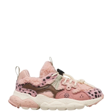 Sneaker YAMANO 3 in ecopelle e sintetico Rosa Marrone