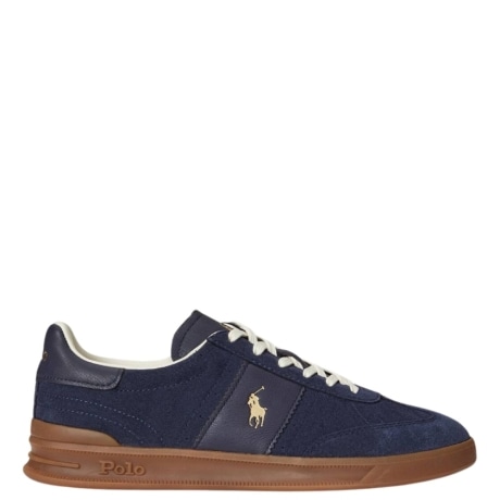 Sneaker Heritage Aera in camoscio HUNTER NAVY
