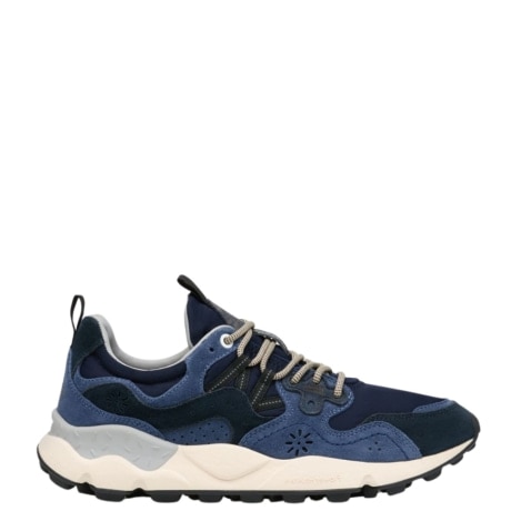 Sneakers YAMANO 3 in suede e tessuto tecnico Blu Navy