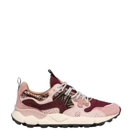 Sneakers YAMANO 3 in suede e tessuto Viola Rosa