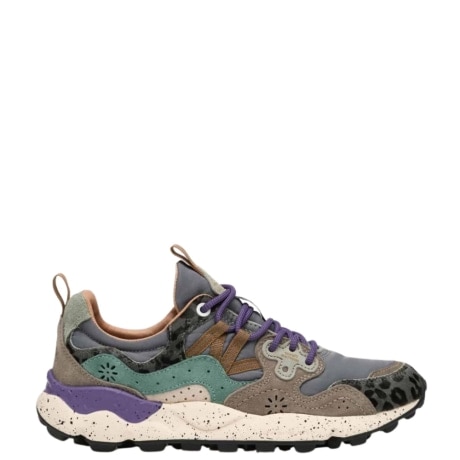 Sneakers YAMANO 3 in suede e tessuto tecnico Grigio scuro