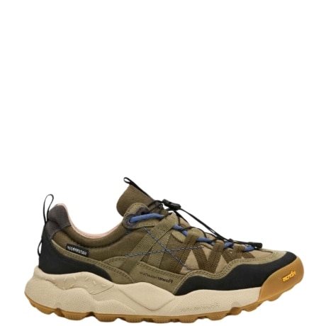 Sneakers IWANO 2 in suede e tessuto tecnico Tortora