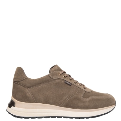 Sneakers da uomo in pelle scamosciata BEIGE