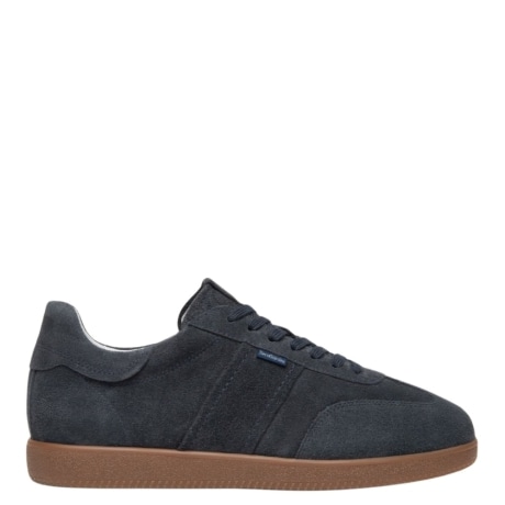 Sneakers da uomo in pelle scamosciata BLU