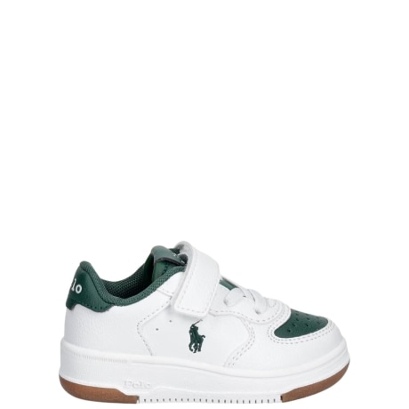 Sneakers MASTERS COURT Bambino White Green con strappo