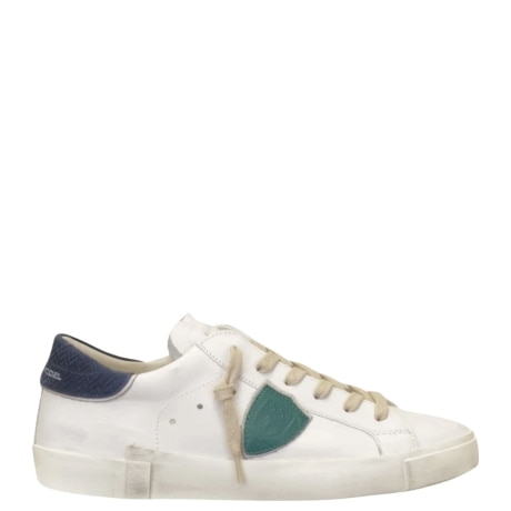 Sneakers Uomo Prsx Low Man Blanc Bleu
