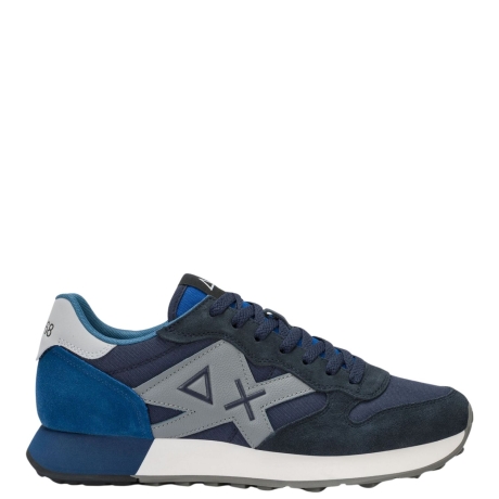 Sneaker Jaki 2.0 Solid in suede e nylon navy blue