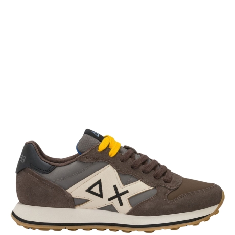 Sneaker Jaki 2.0 Bicolor in suede e nylon marrone