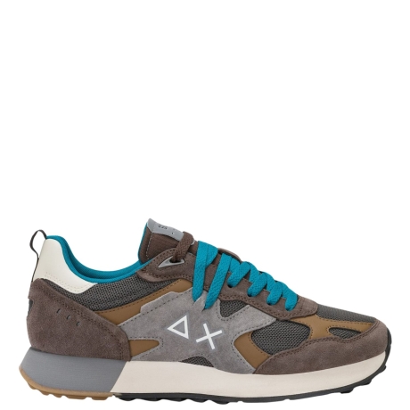 Sneaker Jaki Outdoor in suede e nylon marrone