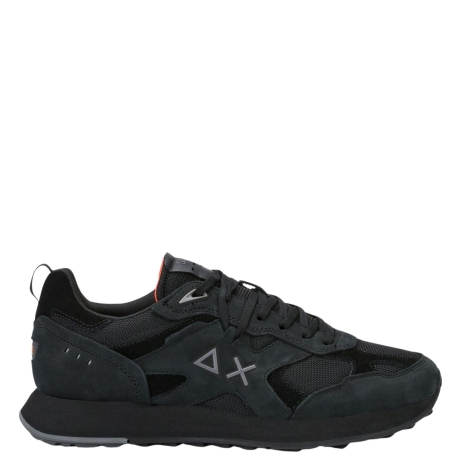 Sneaker Jaki 2.0 Silver in nabuk nero