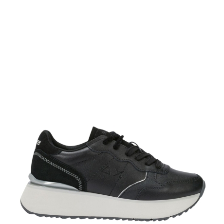 Sneaker Big Ally in pelle nero
